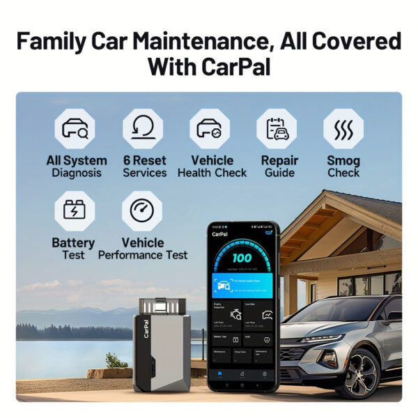 CarPal Vehicle Health Scanner OBD2 Diagnostic Tool for iOS & Android - Image 4