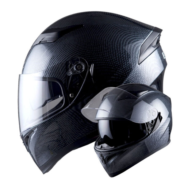 Motorcycle Full Face Helmet Dual Visor HJK316 - Image 9