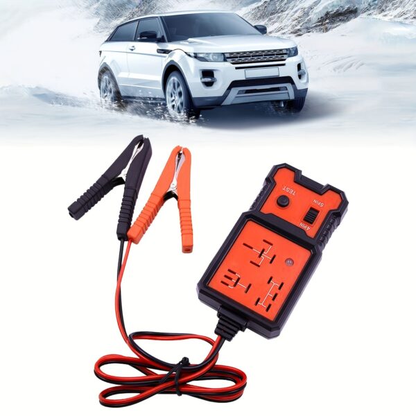 12V Automotive Relay Tester with Battery Clips - Image 4
