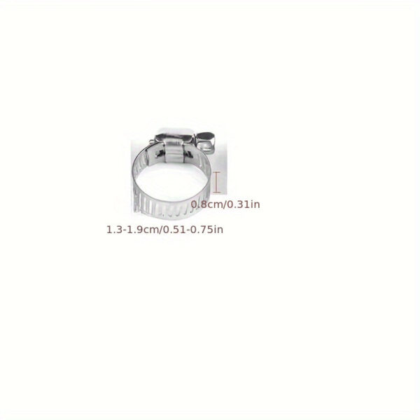 Stainless Steel Hose Clamp 1.3-1.9cm - Image 4