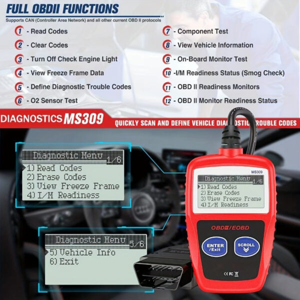 OBD2 Car Scanner Diagnostic Tool