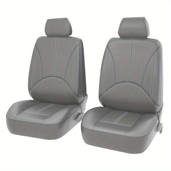 Car Seat Covers Full Set Faux Leather 5-Seat Universal Fit - Image 7