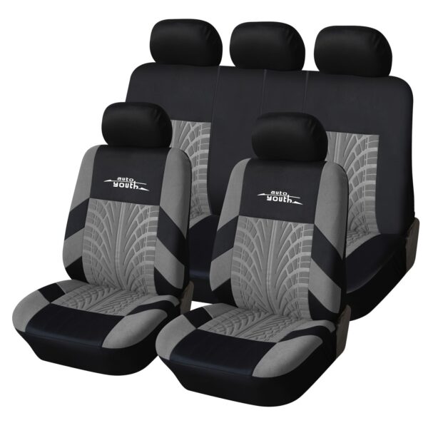 Universal Car Seat Cover Set - Full Set with Split Rear Bench