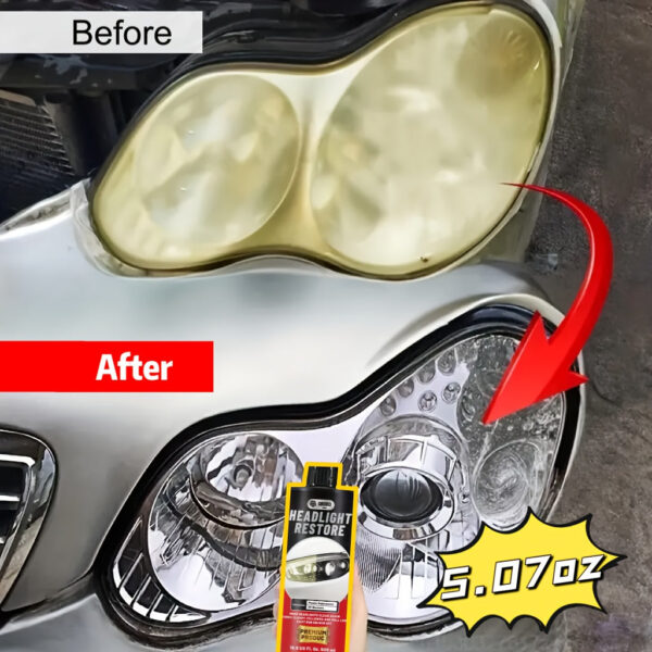 Car Headlight Restoration Kit Crystal Plating Coating 16.9oz - Image 6