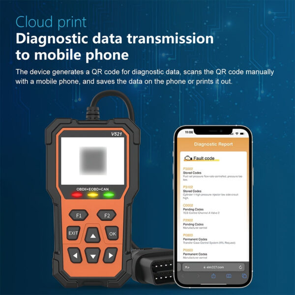 OBD2 Scanner Engine Diagnostic Code Reader Tool - Image 5