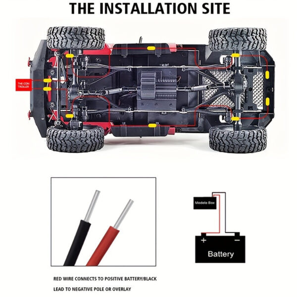 RGB LED Rock Light Kit with Remote Control - Multicolor Underglow Lights for Trucks SUV ATV - Image 4