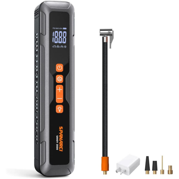 Portable Tire Inflator 150 PSI with LED Display - Image 2