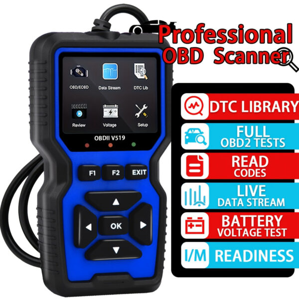 2024 OBD2 Scanner Diagnostic Tool with Reset Function