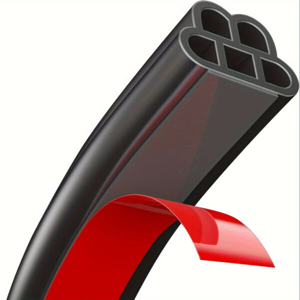 Automotive Door Weather Stripping - L Shape Double Layer 50ft