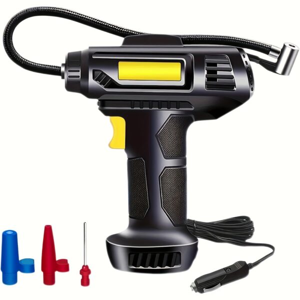 Portable Car Air Compressor with LED Light
