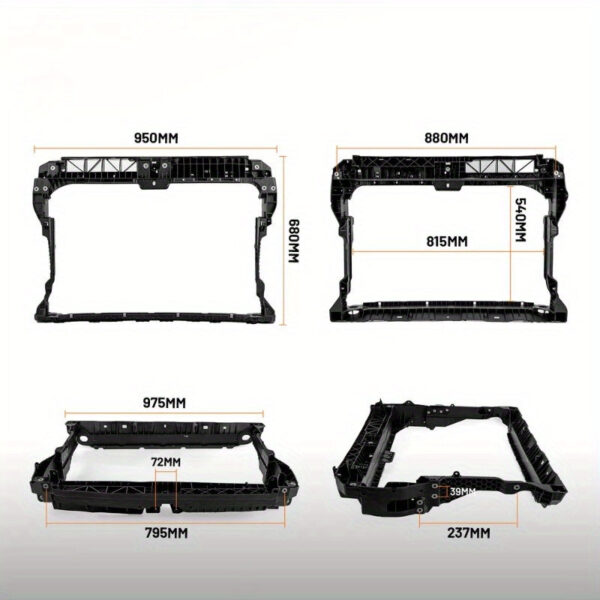 Volkswagen Atlas Cross Sport Radiator Support 2018-2020 - Image 3