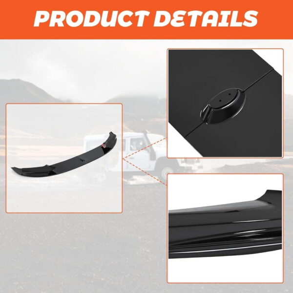 Front Bumper Lip Splitter for BMW F10 528i 535i 550i M Sport 2011-2016 - Image 6