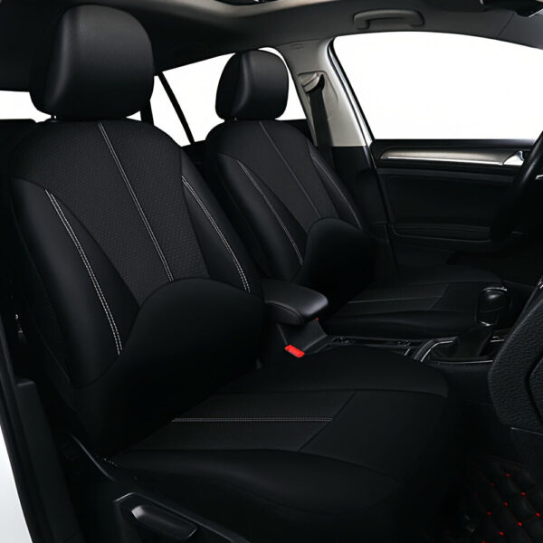 Car Seat Covers Full Set Faux Leather 5-Seat Universal Fit - Image 5
