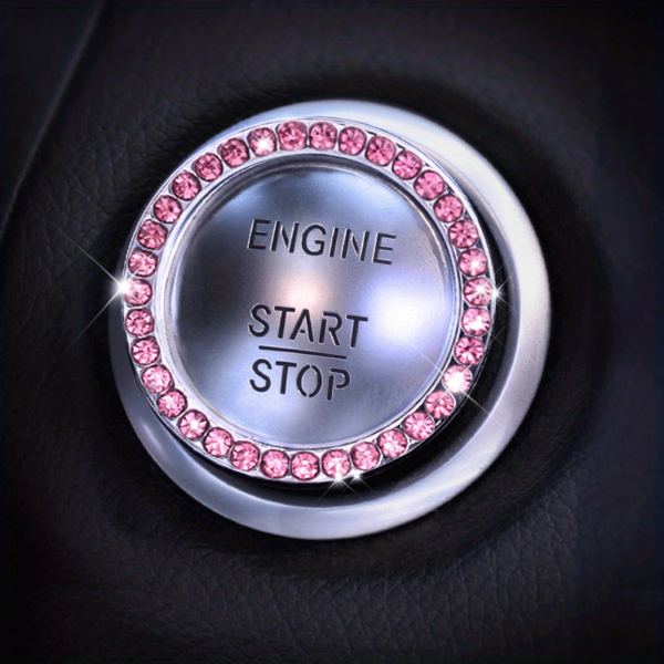 Car Ignition Ring Rhinestone Decoration - Image 2