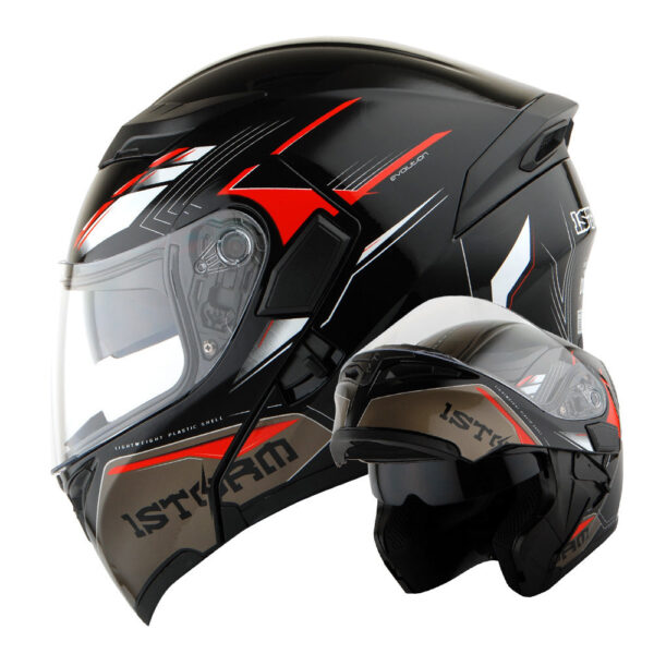 Motorcycle Modular Full Face Helmet with Dual Visor - Image 41