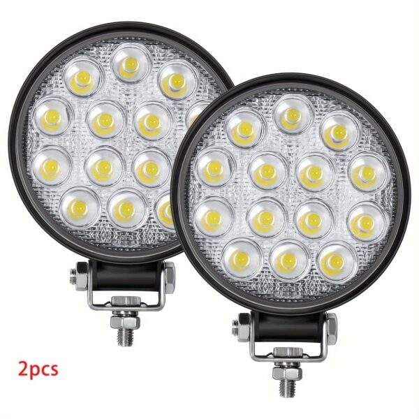 Circular LED Light Strip with Work Light 140W 14000LM for Off-road Vehicles - Image 6