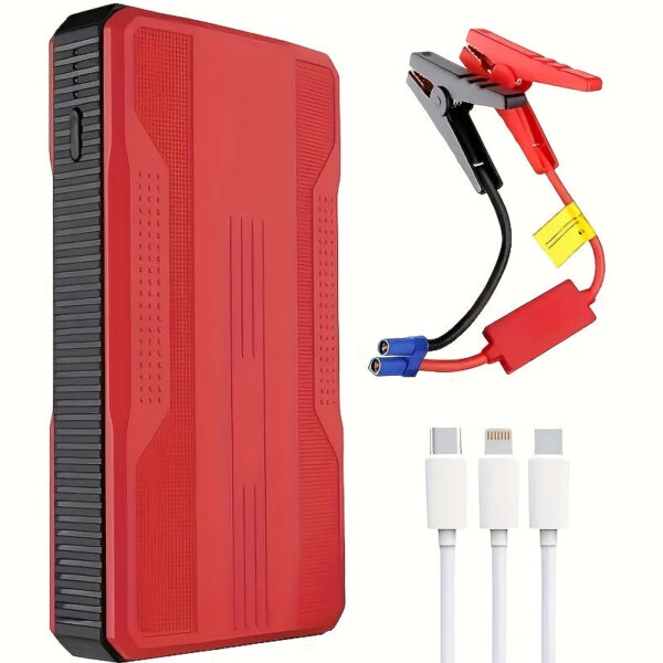 Portable Car Jump Starter 12V with LED Flashlight