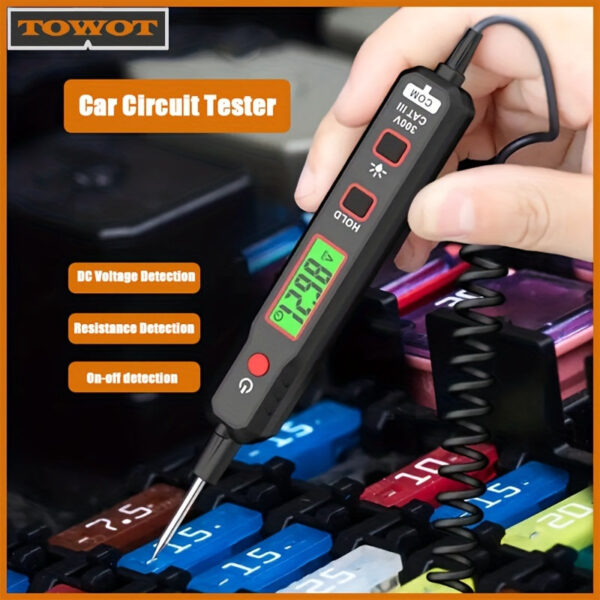 Automotive Circuit Tester Digital Display Voltage Testing Tool