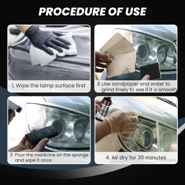 Automotive Headlight Repair Coating Polish - Image 6