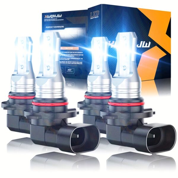 9005 H11 LED Headlight High Low Beam Bulb Kit White 4-Pack - Image 7