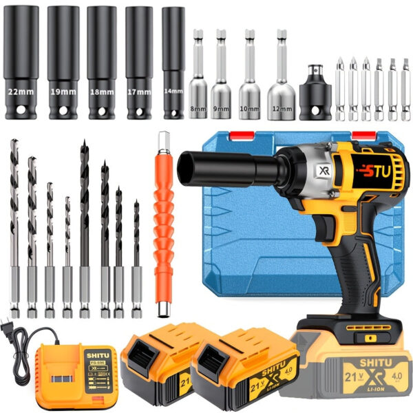 5TU Cordless Impact Wrench Kit 4000mAh with Battery - Image 9