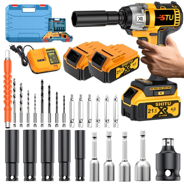 5TU Cordless Impact Wrench Kit 4000mAh with Battery - Image 10