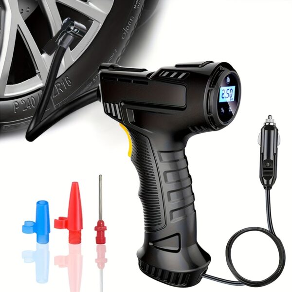 Portable Car Tire Inflator Air Compressor 120W with LED Display