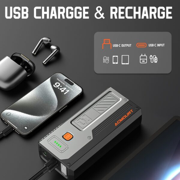 Portable Car Jump Starter 2000A Peak 12V Battery Booster - Image 2