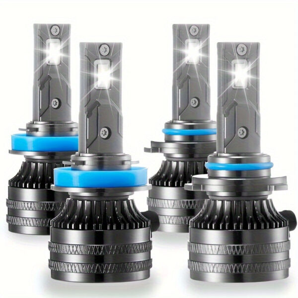 LED Headlight Bulbs H4/H7/H11/9005/9006 - 75W 6000K Error-Free Replacement Kit - Image 13