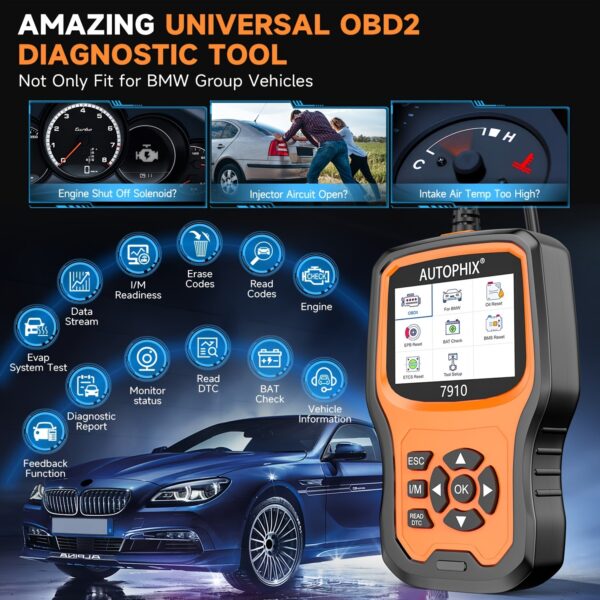 AUTOPHIX BMW MINI Diagnostic Scanner - OBD2 Code Reader with Reset Functions - Image 5