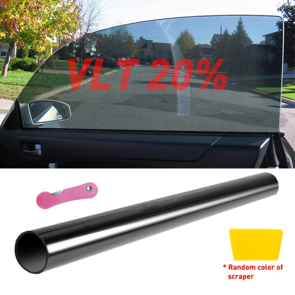 Car Window Tint Film Black 70% VLT 20" x 10ft Roll Uncut 3M - Image 4