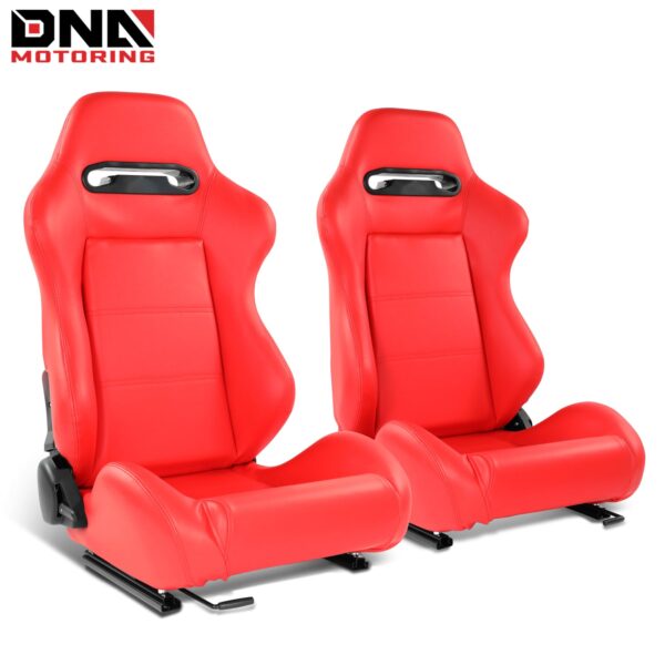 Universal Racing Seats with Sliders - 21.5x22x36 inches - Image 2