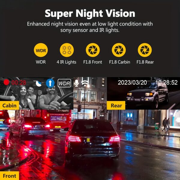 Car Dash Camera 1080P Full HD with Night Vision 32GB - Image 6