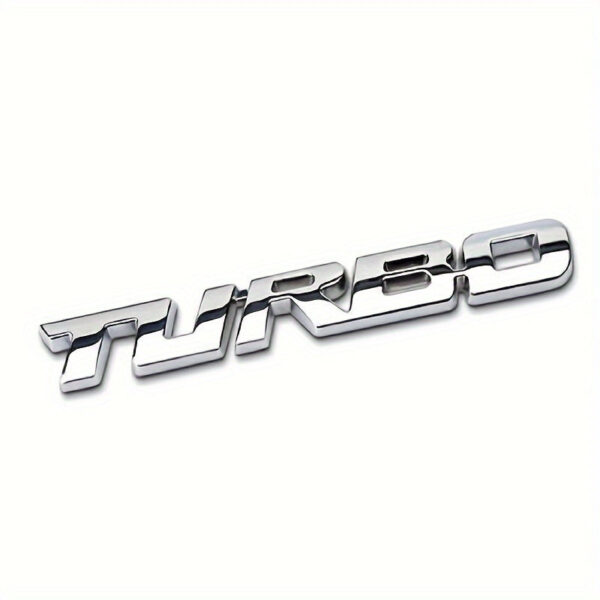 TURBO Metal Car Emblem Badge Sticker - Image 6