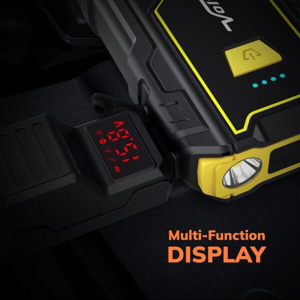 3000A Car Jump Starter with LED Light - 12V Battery for Gas/Diesel 1.85gal/1.45gal - Image 4