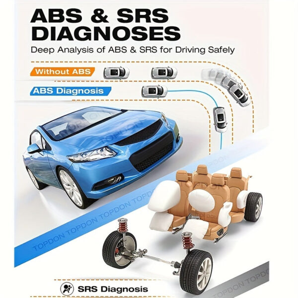 OBD2 Scanner AL600 ABS SRS Diagnostic Tool with Maintenance Reset - Image 4