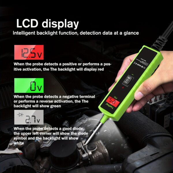 Gecheer P60 Automotive Circuit Tester 6-30V DC - Image 5