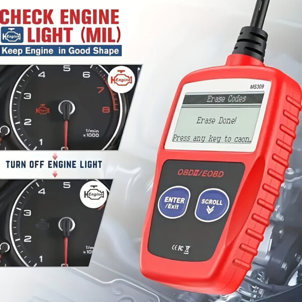 OBD2 Car Scanner with Engine Code Reader & Battery Test - Image 5
