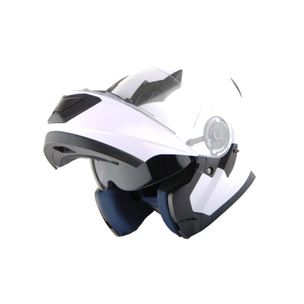 Motorcycle Full Face Modular Helmet Dual Visor LED Modular901 - Image 2