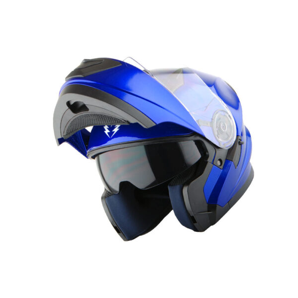 Motorcycle Full Face Modular Helmet Dual Visor LED Modular901 - Image 66