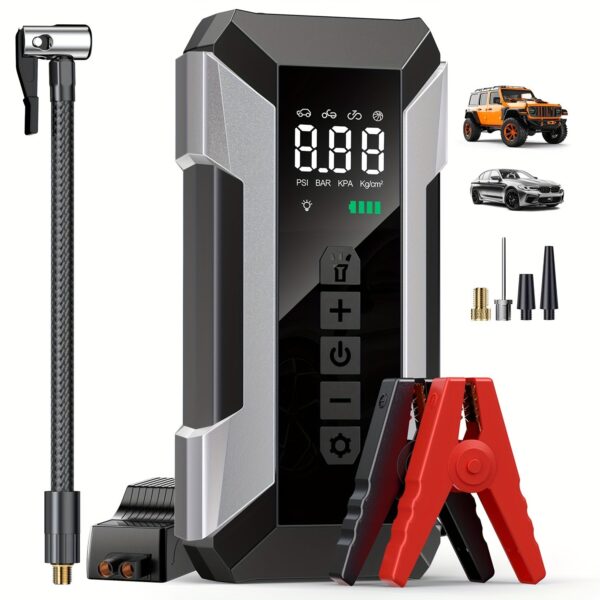 Portable Car Jump Starter 3000A with Air Compressor 150PSI - Image 6