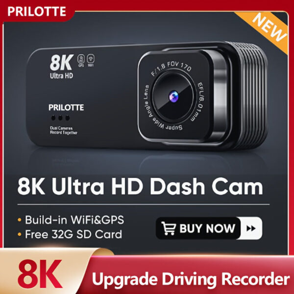 4K Dual Dash Camera with Night Vision and 32GB SD Card - Image 7