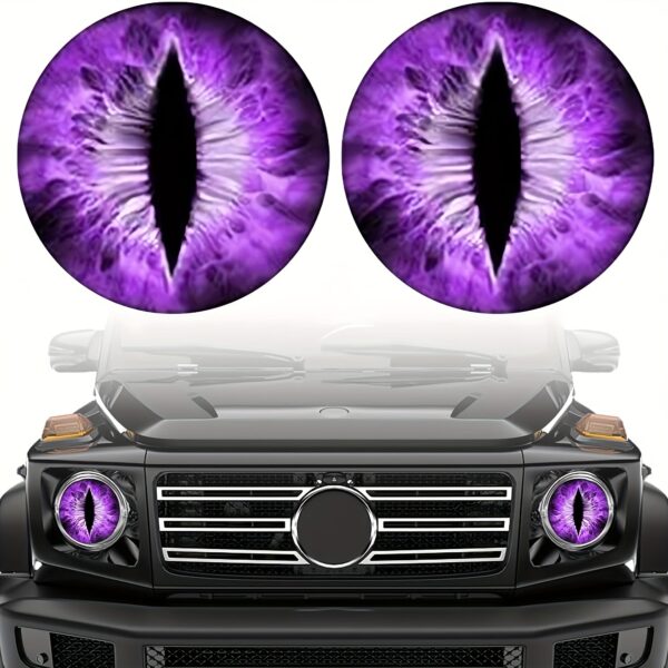 Beast Eyes Headlight Decals for Jeep - 2 Pack - Image 2