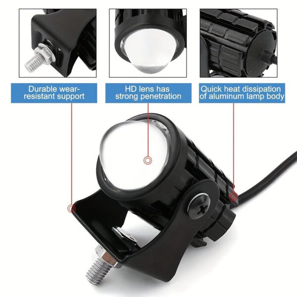 Universal 24W LED Work Light 2-Pack White/Amber - Image 4