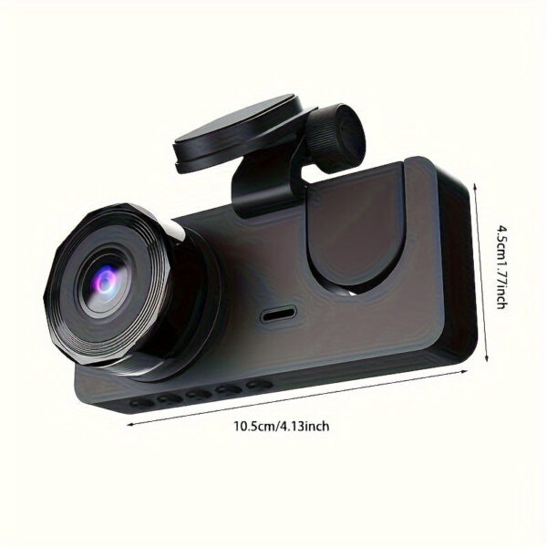 4K Dash Camera with 32GB SD Card - Night Vision & Parking Mode