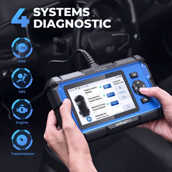 Artidiag600S OBD2 Scanner AD600S with 9 Reset Services - Image 2