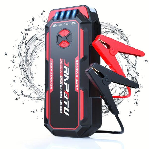Portable Car Jump Starter 12V with LED Light