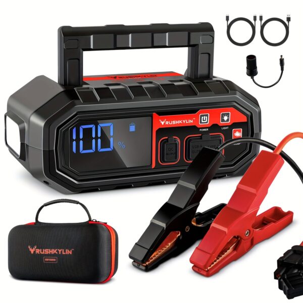4000A Portable Car Jump Starter Battery Charger 12V 24000mAh