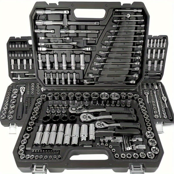 315pc Auto Mechanic Tool Kit with Ratchet Torque Wrench Set