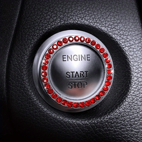 Car Ignition Ring Rhinestone Decoration - Image 3